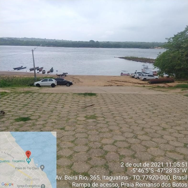 Rampa de Acesso, Praia Remanso dos Botos