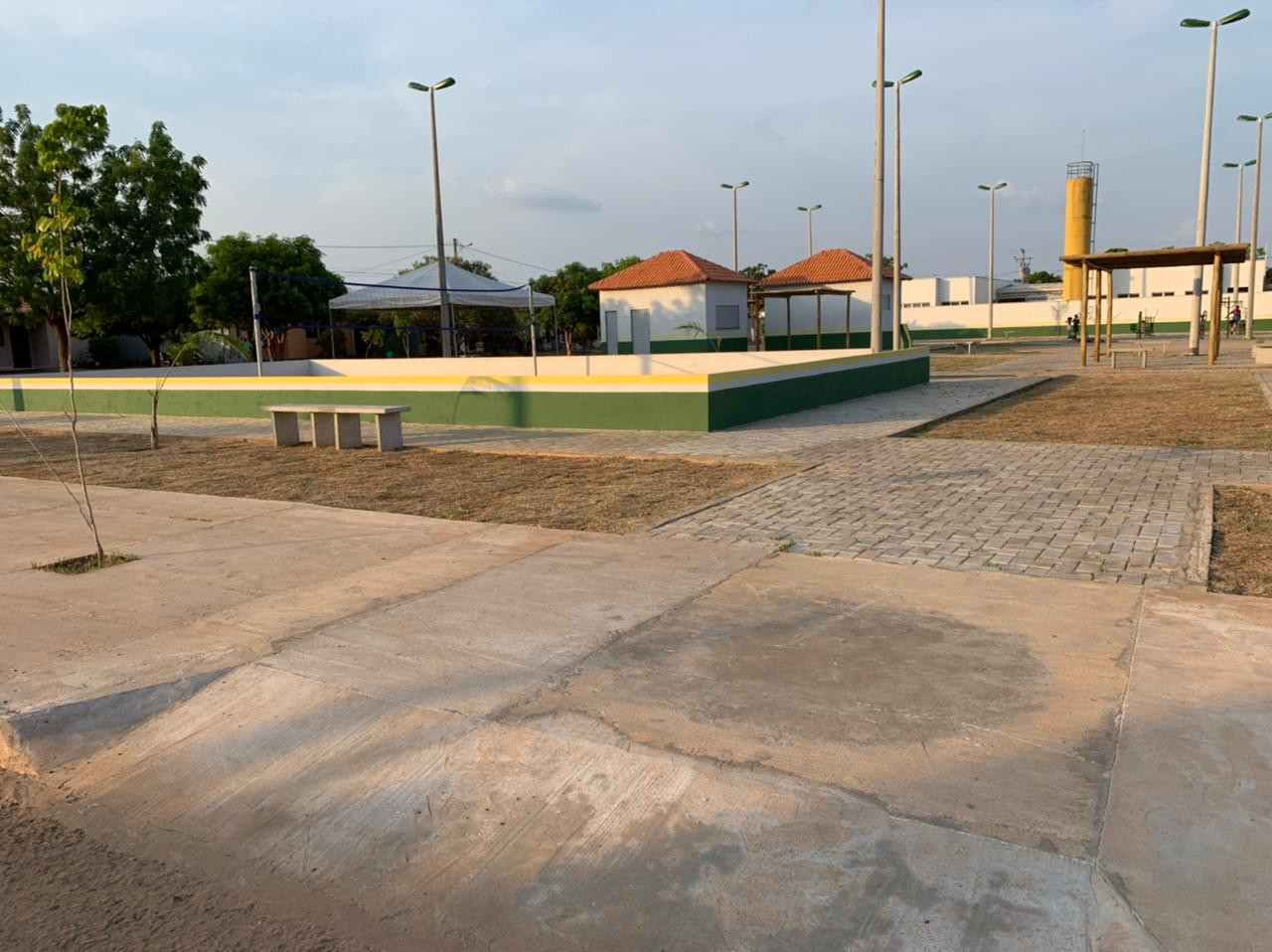 Quadra de vôlei de areia da Praça Novo Milênio I